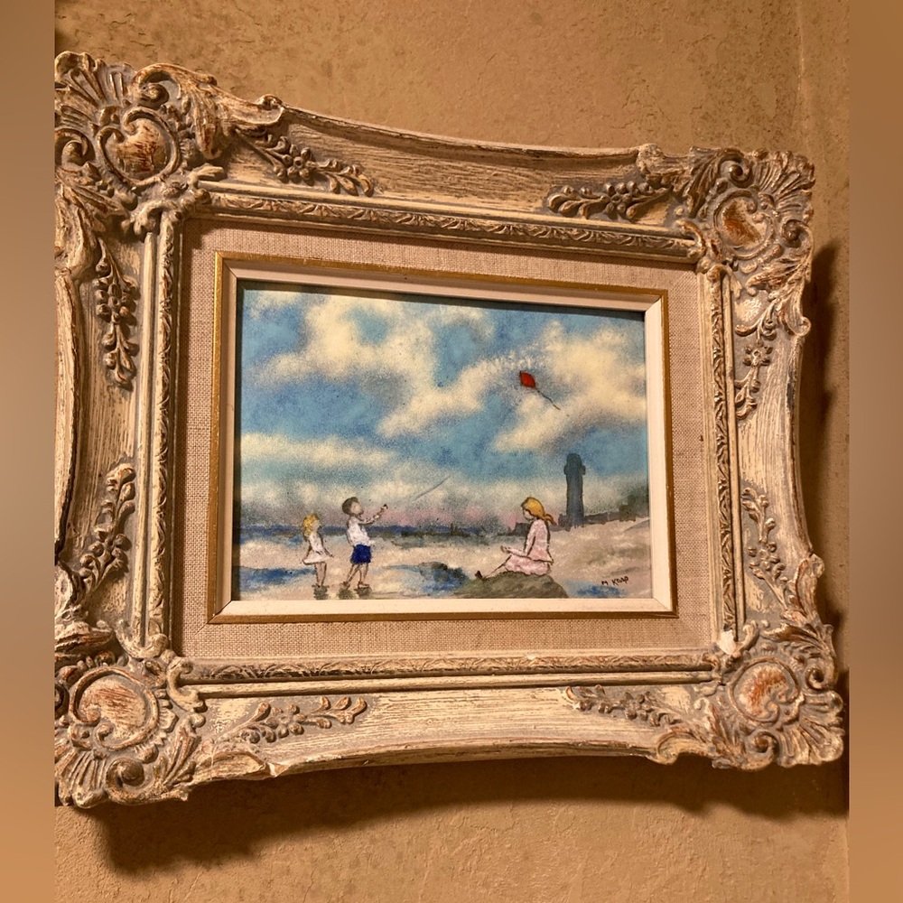 Set of two original Max Karp paintings
